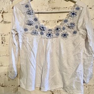 Abercrombie and Fitch lace flower shirt